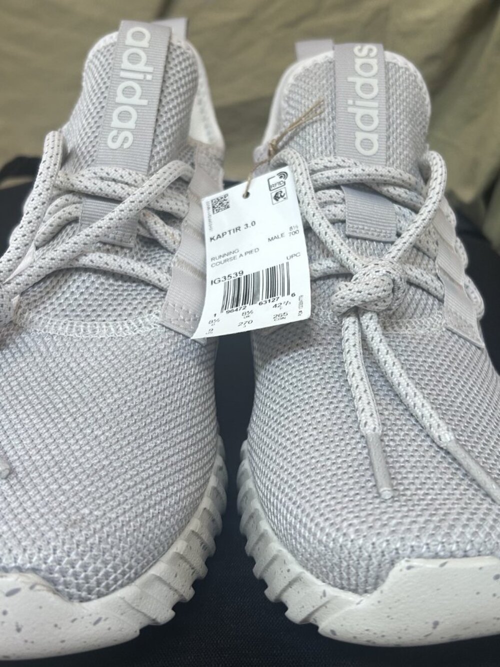 Adidas Mens Gray Kaptir Shoes